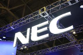 NEC signboard and logo
